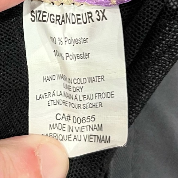 Y2K Vintage Intimate Attitudes Black Babydoll Lingerie – Size 3X - Picture 3 of 11